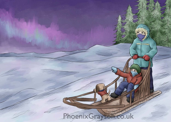 Norther_Lights_Husky_Sledge_Ride